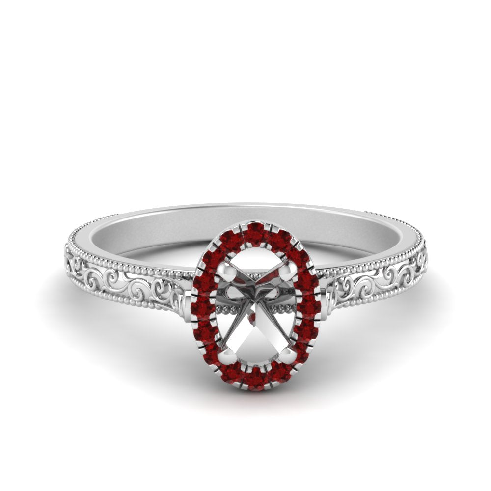 hand-engraved-vintage-semi-mount-engagement-ring-with-ruby-halo-in-white-gold-FD8588SMRGRUDR-NL-WG?v=1757589034