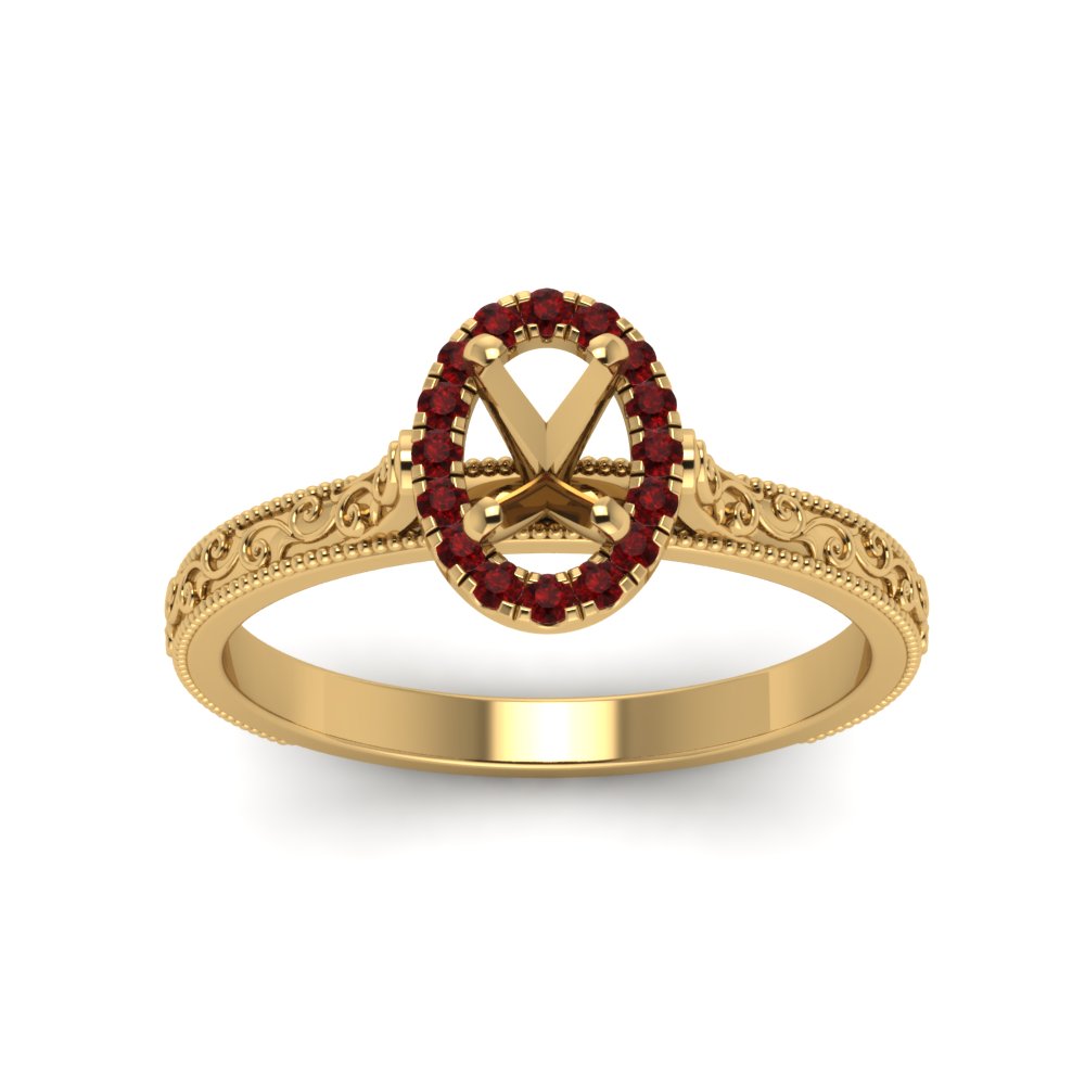 hand-engraved-vintage-semi-mount-engagement-ring-with-ruby-halo-in-yellow-gold-FD8588SMRGRUDRANGLE5-NL-YG?v=1757589033