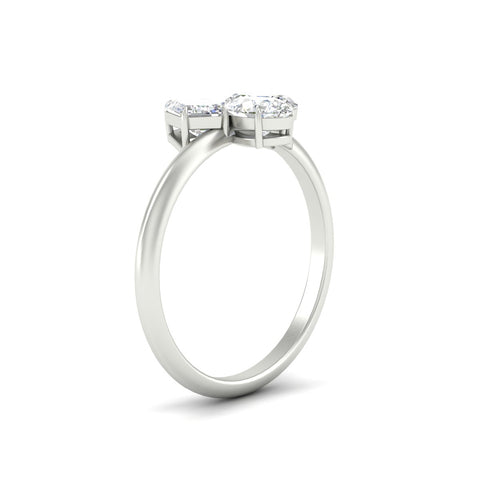 Three Stone Mixed Shape Diamond Ring