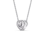 Load image into Gallery viewer, Solitaire Bezel Heart Shape Pendant
