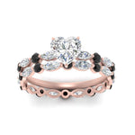 Load image into Gallery viewer, heart-black-diamond-floating-marquise-accent-ring-with-eternity-wedding-band-in-rose-gold-FDEWB9398HTGBLACKANGLE5-NL-RG.jpg?v=1758802082
