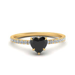 Load image into Gallery viewer, heart-black-diamond-hidden-halo-engagement-ring-in-yellow-gold-FD9168HTRGBLACK-NL-YG-GS.jpg