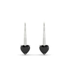 Load image into Gallery viewer, heart-black-diamond-solitaire-earrings-1-carat-leverback-in-white-gold-FD-EAR9225HTGBLACK-1.00 CT-NL-WG
