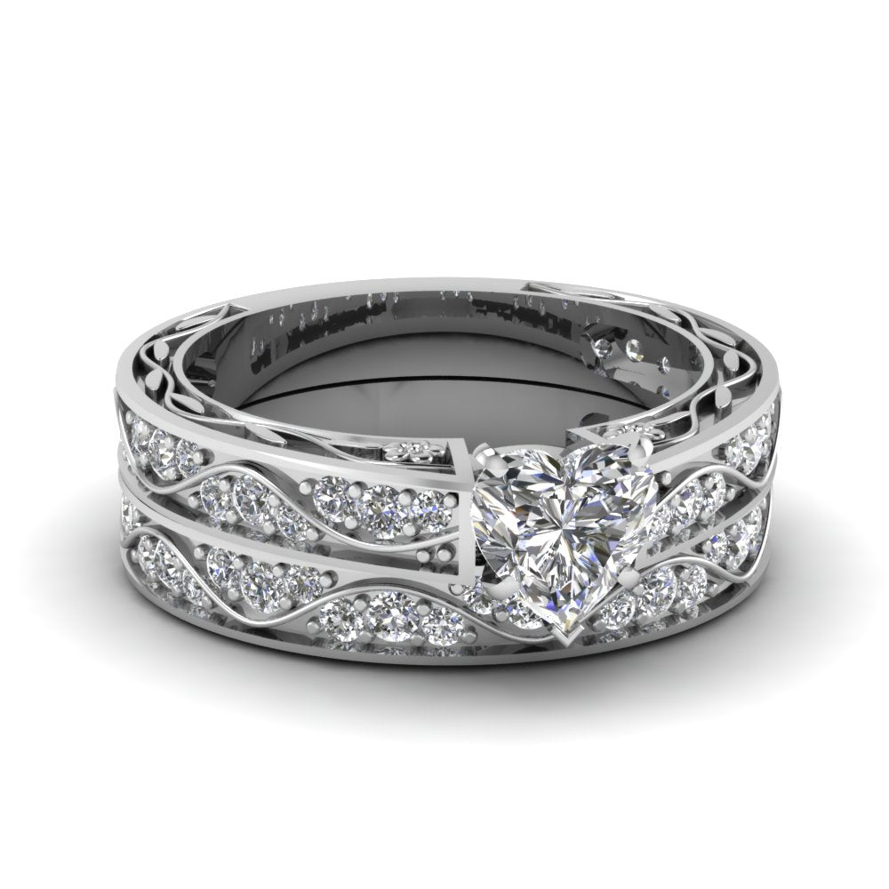 heart-cut-antique-filigree-wedding-ring-set-in-white-gold-FDENS3543HT-NL-WG