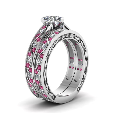 heart-cut-antique-filigree-wedding-ring-set-with-pink-sapphire-in-white-gold-FDENS3543HTGSADRPIANGLE2-NL-WG