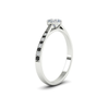 Load image into Gallery viewer, heart-cut-cathedral-pave-diamond-engagement-ring-with-black-diamond-in-white-gold-FD11145HTRGBLACKANGLE2-NL-WG.png?v