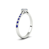 Load image into Gallery viewer, heart-cut-cathedral-pave-diamond-engagement-ring-with-sapphire-in-white-gold-FD11145HTRGSABLANGLE2-NL-WG.png?v