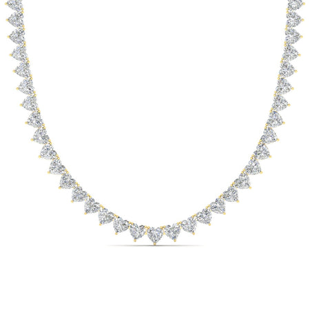 Heart Shaped Exclusive Tennis Necklace
