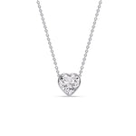 Load image into Gallery viewer, Solitaire Bezel Heart Shape Pendant
