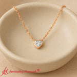 Load image into Gallery viewer, heart-diamond-bezel-solitaire-necklace-in-rose-gold-fdpd10538ht-1-00ct-fancy-nl-rg

