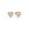 Load image into Gallery viewer, heart-diamond-bezel-stud-earring-2-carat-in-yellow-gold-FD-EAR10516HTANGLE1-2.00CT-NL-YG.jpg?v=1748604494