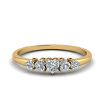 Load image into Gallery viewer, heart-diamond-graduated-5-stone-wedding-ring-in-yellow-gold-FD8898-NL-YG
