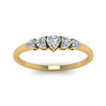 Load image into Gallery viewer, heart-diamond-graduated-5-stone-wedding-ring-in-yellow-gold-FD8898-NL-YG

