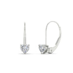 Load image into Gallery viewer, heart-diamond-solitaire-earrings-1-carat-leverback-in-white-gold-FD-EAR9225HT-1.00 CT-NL-WG

