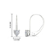 Load image into Gallery viewer, heart-diamond-solitaire-earrings-1-carat-leverback-in-white-gold-FD-EAR9225HT-1.00 CT-NL-WG