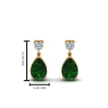 Thumbnail 45 - heart-diamond-stud-teardrop-emerald-earring-in-yellow-gold-FDEAR8989GEMGRANGLE1-NL-YG