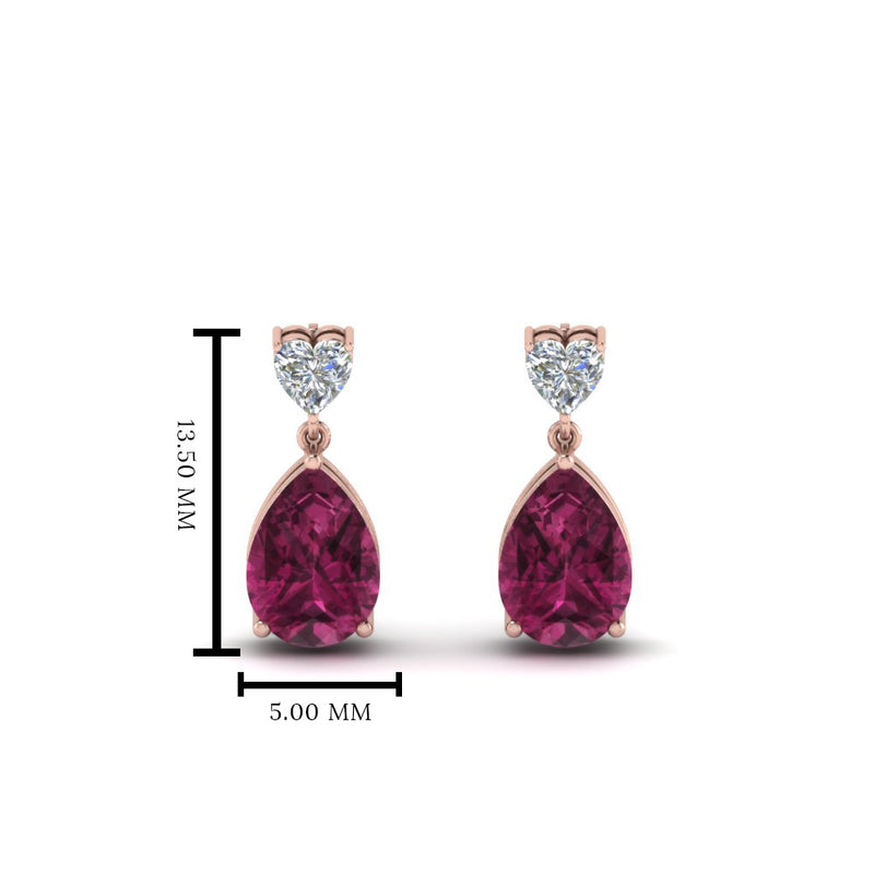 heart-diamond-stud-teardrop-pink-sapphire-earring-in-rose-gold-FDEAR8989GSADRPIANGLE1-NL-RG