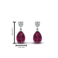 Thumbnail 29 - heart-diamond-stud-teardrop-pink-sapphire-earring-in-white-gold-FDEAR8989GSADRPIANGLE1-NL-WG
