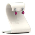 Thumbnail 31 - heart-diamond-stud-teardrop-pink-sapphire-earring-in-white-gold-FDEAR8989GSADRPIANGLE1-NL-WG