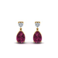Thumbnail 32 - heart-diamond-stud-teardrop-pink-sapphire-earring-in-yellow-gold-FDEAR8989GSADRPIANGLE1-NL-YG