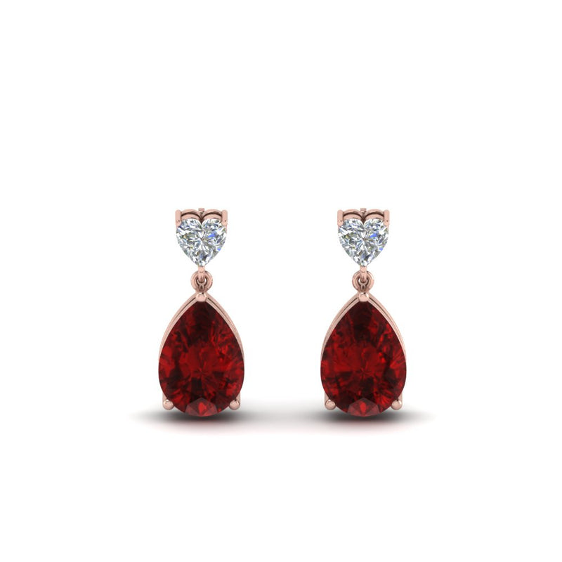 heart-diamond-stud-teardrop-ruby-earring-in-rose-gold-FDEAR8989GRUDRANGLE1-NL-RG