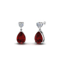 Thumbnail 54 - heart-diamond-stud-teardrop-ruby-earring-in-white-gold-FDEAR8989GRUDRANGLE1-NL-WG