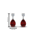 Thumbnail 53 - heart-diamond-stud-teardrop-ruby-earring-in-white-gold-FDEAR8989GRUDRANGLE1-NL-WG