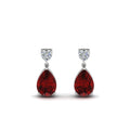 Thumbnail 52 - heart-diamond-stud-teardrop-ruby-earring-in-white-gold-FDEAR8989GRUDRANGLE1-NL-WG