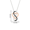 Load image into Gallery viewer, heart-infinity-love-black-diamond-pendant-in-rose-gold-FDPD11386GBLACK-NL-RG