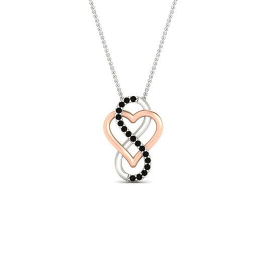 heart-infinity-love-black-diamond-pendant-in-rose-gold-FDPD11386GBLACK-NL-RG