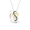 Load image into Gallery viewer, heart-infinity-love-black-diamond-pendant-in-yellow-gold-FDPD11386GBLACK-NL-YG