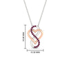 Load image into Gallery viewer, heart-infinity-love-pink-sapphire-pendant-in-rose-gold-FDPD11386GSADRPI-NL-RG