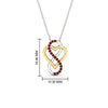 Load image into Gallery viewer, heart-infinity-love-ruby-pendant-in-yellow-gold-FDPD11386GRUDR-NL-YG