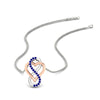 Load image into Gallery viewer, heart-infinity-love-sapphire-pendant-in-rose-gold-FDPD11386GSABL-NL-RG
