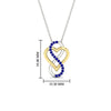 Load image into Gallery viewer, heart-infinity-love-sapphire-pendant-in-yellow-gold-FDPD11386GSABL-NL-YG