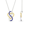 Load image into Gallery viewer, heart-infinity-love-sapphire-pendant-in-yellow-gold-FDPD11386GSABL-NL-YG