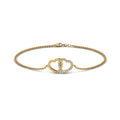 Thumbnail 59 - heart-interlocked-diamond-bracelet-in-yellow-gold-FDBRC8649HT-NL-YG