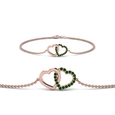 heart-interlocked-emerald-bracelet-in-rose-gold-FDBRC8649HTGEMGRANGLE1-NL-RG
