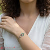 Load image into Gallery viewer, heart-interlocked-emerald-bracelet-in-white-gold-FDBRC8649HT