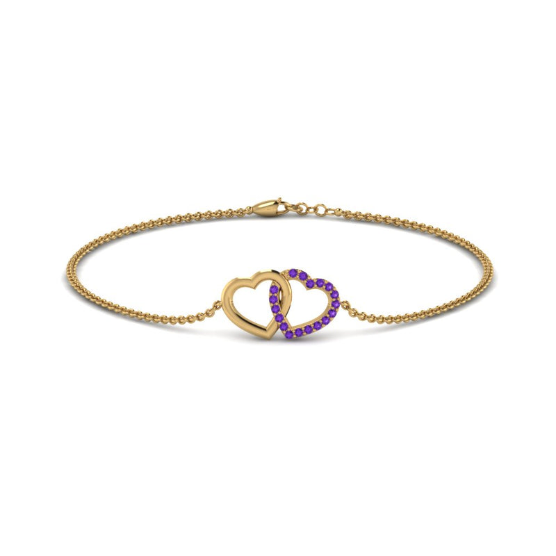 heart-interlocked-purple-topaz-bracelet-in-yellow-gold-FDBRC8649HTGVITO-NL-YG