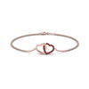 Load image into Gallery viewer, heart-interlocked-ruby-bracelet-in-rose-gold-FDBRC8649HTGRUDR-NL-RG