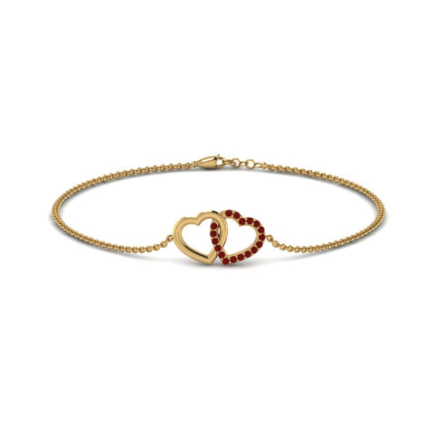 heart-interlocked-ruby-bracelet-in-yellow-gold-FDBRC8649HTGRUDR-NL-YG