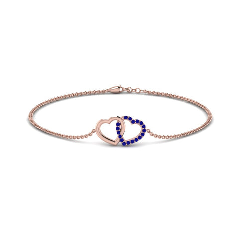 heart-interlocked-sapphire-bracelet-in-rose-gold-FDBRC8649HTGSABL-NL-RG