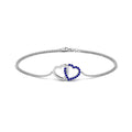 Thumbnail 37 - heart-interlocked-sapphire-bracelet-in-white-gold-FDBRC8649HTGSABL-NL-WG
