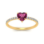 Load image into Gallery viewer, heart-pink-sapphire-hidden-halo-engagement-ring-in-yellow-gold-FD9168HTRGSADRPI-NL-YG-GS.jpg