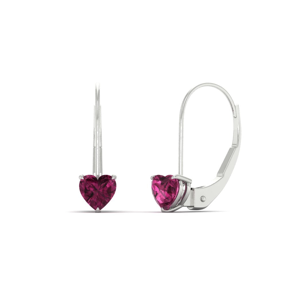 heart-pink-sapphire-solitaire-earrings-1-carat-leverback-in-white-gold-FD-EAR9225HTGSADRPI-1.00 CT-NL-WG