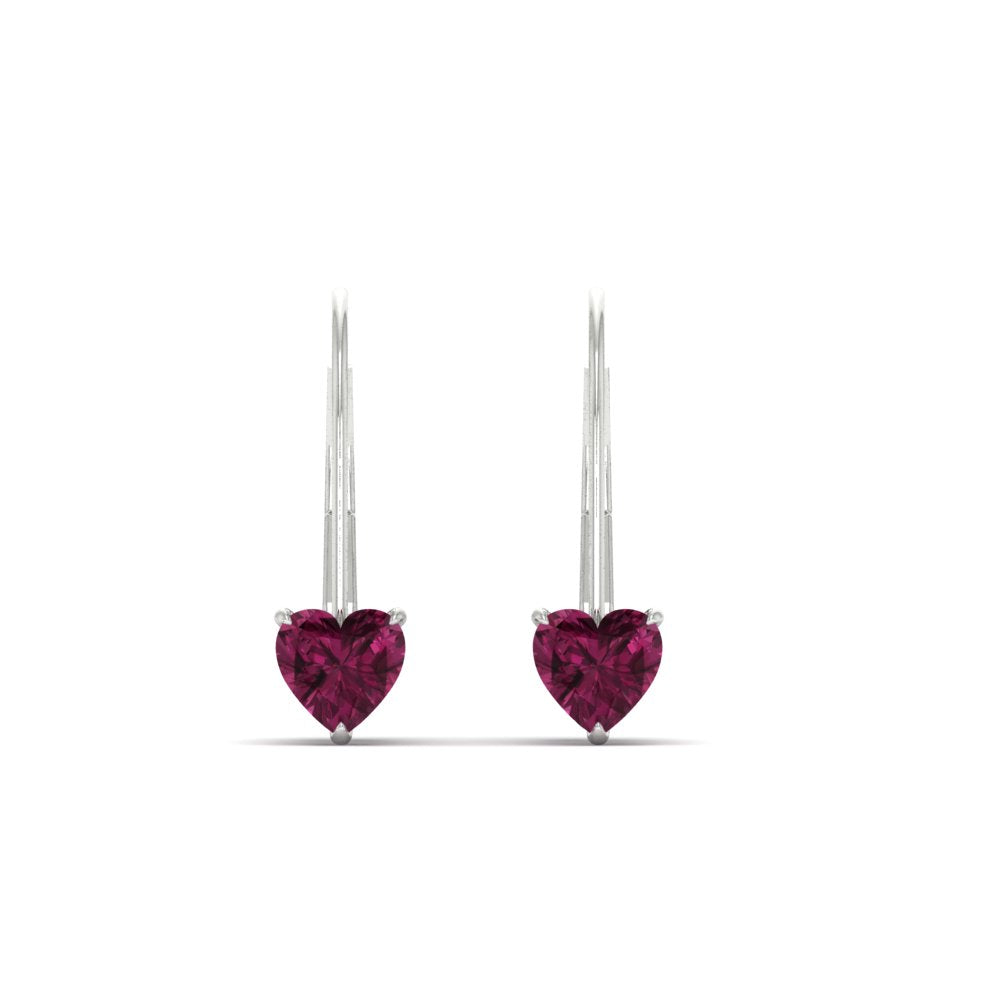heart-pink-sapphire-solitaire-earrings-1-carat-leverback-in-white-gold-FD-EAR9225HTGSADRPI-1.00 CT-NL-WG