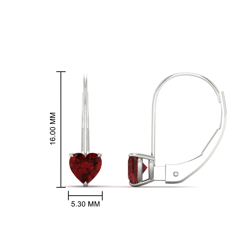 heart-ruby-solitaire-earrings-1-carat-leverback-in-white-gold-FD-EAR9225HTGRUDR-1.00 CT-NL-WG