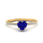 Load image into Gallery viewer, heart-sapphire-hidden-halo-engagement-ring-in-yellow-gold-FD9168HTRGSABL-NL-YG-GS.jpg