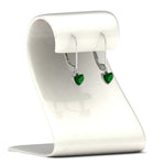 Load image into Gallery viewer, heart-shape-2-carat-solitaire-emerald-lever-back-earrings-in-white-gold-FDEAR11236HTGEMGR-2.00CT-NL-WG.jpg
